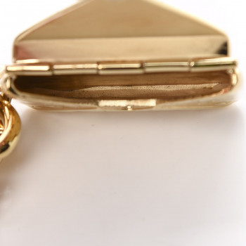 LOUIS VUITTON Love Note Envelope Bag Charm Key Holder Gold 594982