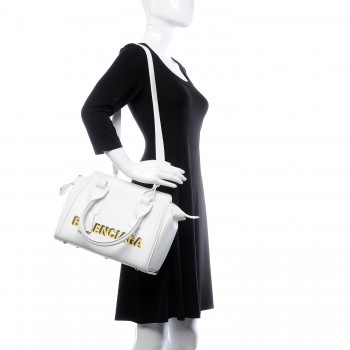 BALENCIAGA MONDAY BOWLING S ロゴ プリント バッグ