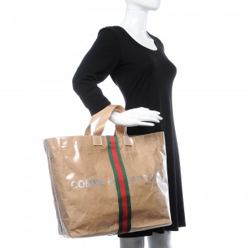 comme des garcon gucci tote