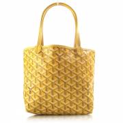goyard mini tote yellow