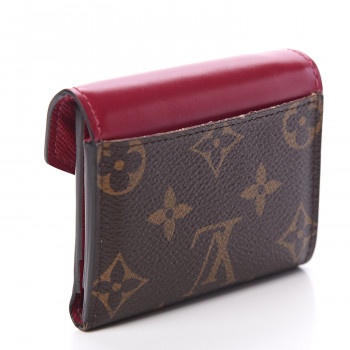 LOUIS VUITTON Monogram Zoe Wallet Fuchsia 560257