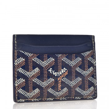 goyard cardholder blue