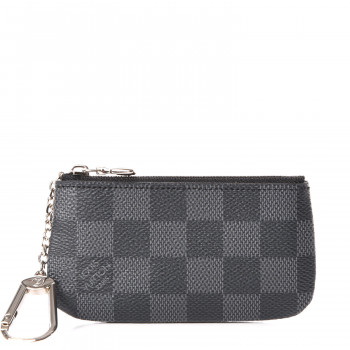 louis vuitton key pouch damier graphite LOUIS VUITTON Damier Graphite Key Pouch 549813