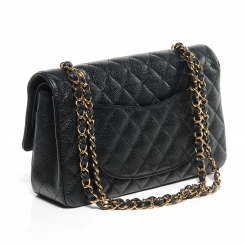caviar flap quilted chanel double bag medium