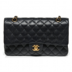 caviar double bag quilted flap medium chanel fashionphile