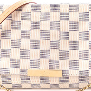 LOUIS VUITTON Damier Azur Favorite MM 565160