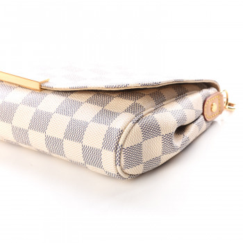 LOUIS VUITTON Damier Azur Favorite MM 565160