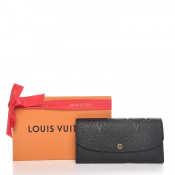 emilie wallet louis vuitton black LOUIS VUITTON Empreinte Emilie Wallet Black Dune 343080
