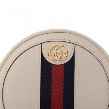 gucci ophidia white round