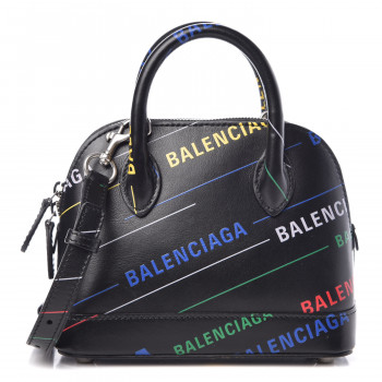 balenciaga bag xxs multicolor calfskin ville handle