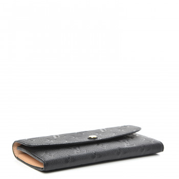 emilie wallet louis vuitton black LOUIS VUITTON Empreinte Emilie Wallet Black Dune 533838