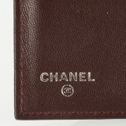 CHANEL Lambskin Quilted Large Flap Wallet Black 112615