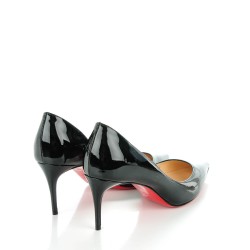 christian louboutin iriza black patent pumps