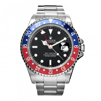 rolex oyster perpetual date red and blue