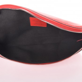 louis vuitton x supreme bumbag epi red