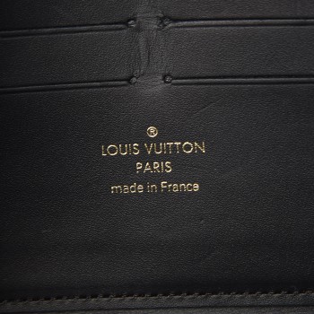 LOUIS VUITTON Veau Satin Monogram Twist Chain Wallet 306190