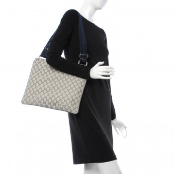 gg gucci messenger monogram navy plus bag