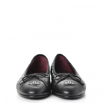 chanel aged calfskin ballerina