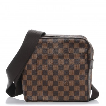 LOUIS VUITTON Damier Ebene Olav PM Messenger Bag 209324