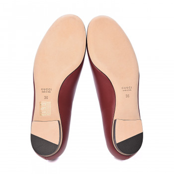 gucci horsebit ballerina flats
