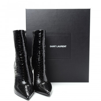 saint laurent crocodile boots