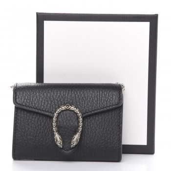 black dionysus coin case bag