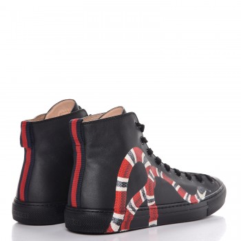 gucci kingsnake high tops
