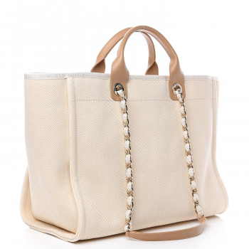 chanel deauville tote pearl
