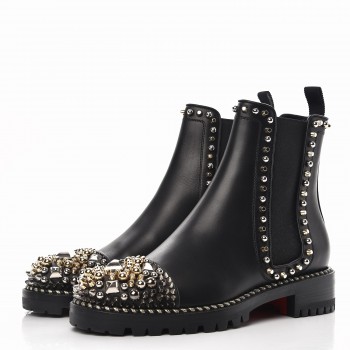 bottine louboutin clouté