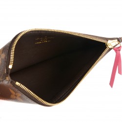 zippered vuitton felicie monogram insert wallet louis chain