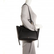 mini belt bag in grained calfskin