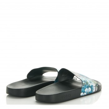 gucci slides blue bloom