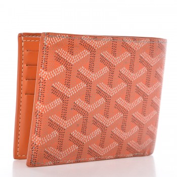 goyard wallet orange