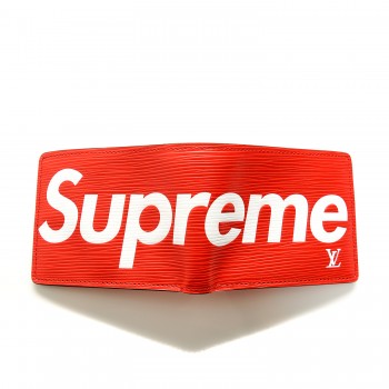 louis vuitton wallet supreme