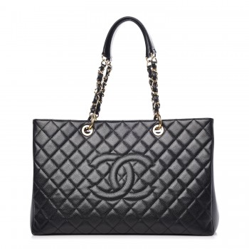 caviar gst quilted chanel tote grand xl shopping