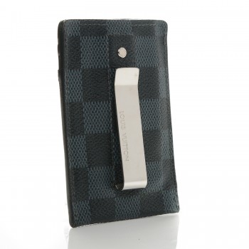 LOUIS VUITTON Damier Graphite Money Clip Card Holder 186865