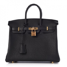 HERMES Togo Birkin 25 Black